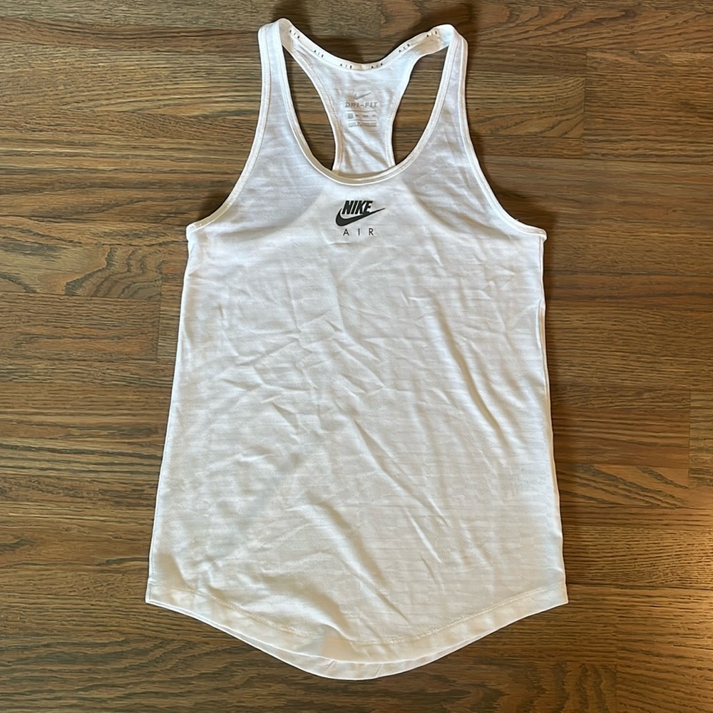 Nike Air Dri-Fit Running Tank - White - Size XS
